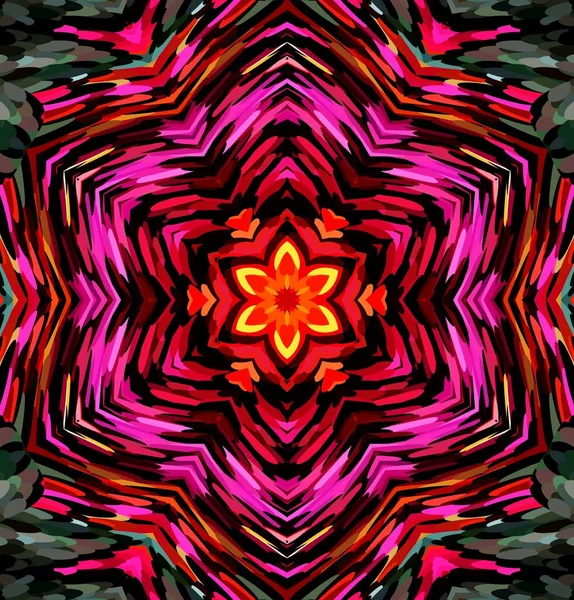 Absztrakt Kaleidoszkóp Háttér Multicolor Kaleidoszkóp Textúra — Stock Fotó