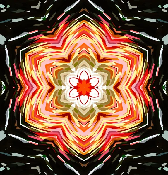 Soyut kaleydoskop arkaplanı. Çoklu renkli kaleydoskop dokusu.