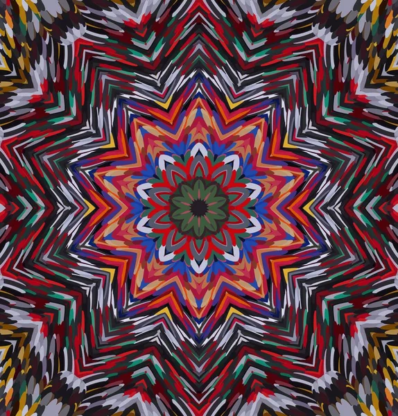 Absztrakt Kaleidoszkóp Háttér Multicolor Kaleidoszkóp Textúra — Stock Fotó