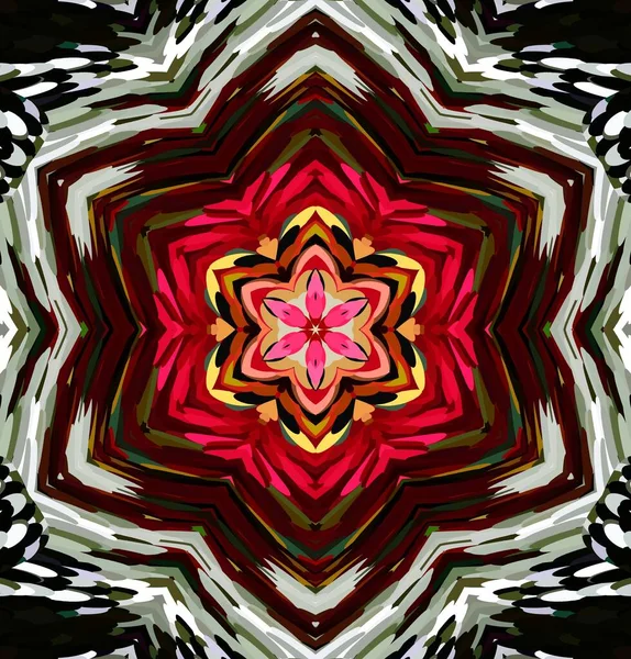 Soyut kaleydoskop arkaplanı. Çoklu renkli kaleydoskop dokusu.