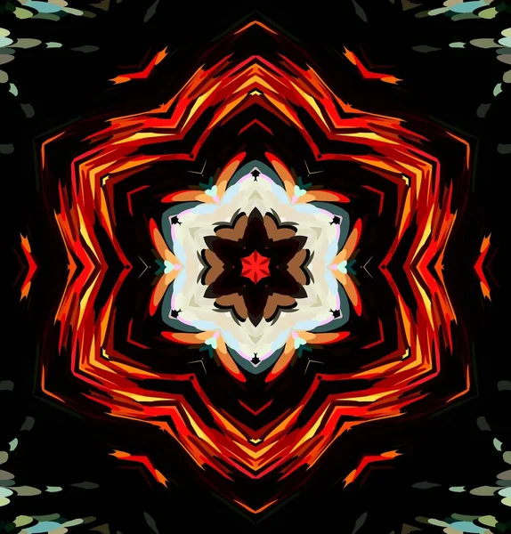 Soyut kaleydoskop arkaplanı. Çoklu renkli kaleydoskop dokusu.