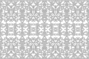 Soyut arkaplan. Monokrom dokusu. Beyaz arkaplanda siyah beyaz çizgiler.