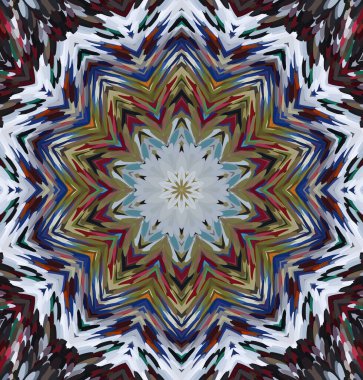 Soyut kaleydoskop arkaplanı. Çoklu renkli kaleydoskop dokusu.