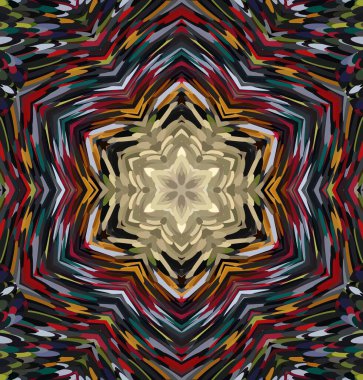 Soyut kaleydoskop arkaplanı. Çoklu renkli kaleydoskop dokusu.