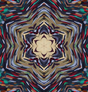 Soyut kaleydoskop arkaplanı. Çoklu renkli kaleydoskop dokusu.