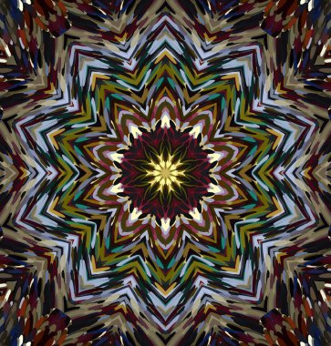 Soyut kaleydoskop arkaplanı. Çoklu renkli kaleydoskop dokusu.