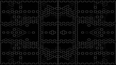Soyut arkaplan. Monokrom dokusu. Beyaz arkaplanda siyah beyaz çizgiler.