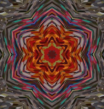 Soyut kaleydoskop arkaplanı. Çoklu renkli kaleydoskop dokusu.