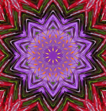 Soyut kaleydoskop arkaplanı. Çoklu renkli kaleydoskop dokusu.