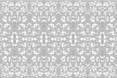 Soyut arkaplan. Monokrom dokusu. Beyaz arkaplanda siyah beyaz çizgiler.