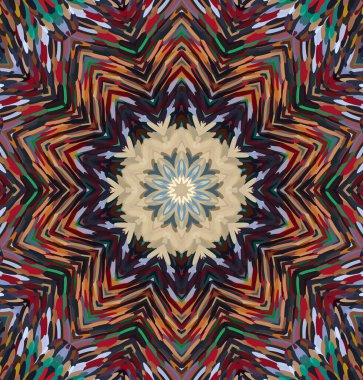 Soyut kaleydoskop arkaplanı. Çoklu renkli kaleydoskop dokusu.