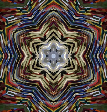 Soyut kaleydoskop arkaplanı. Çoklu renkli kaleydoskop dokusu.