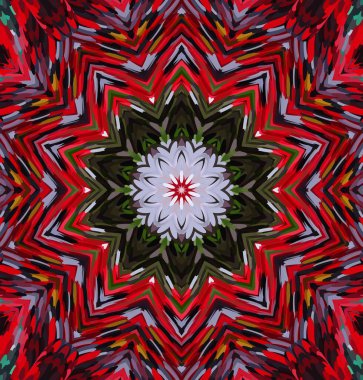 Soyut kaleydoskop arkaplanı. Çoklu renkli kaleydoskop dokusu.