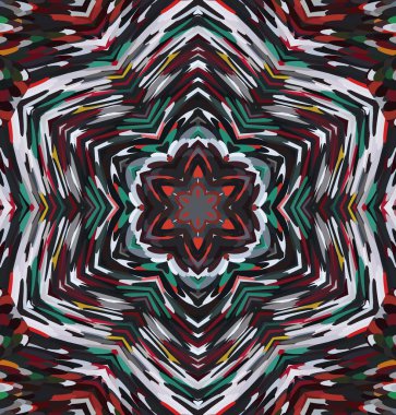 Soyut kaleydoskop arkaplanı. Çoklu renkli kaleydoskop dokusu.