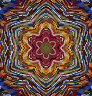 Soyut kaleydoskop arkaplanı. Çoklu renkli kaleydoskop dokusu.