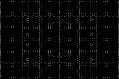 Soyut arkaplan. Monokrom dokusu. Beyaz arkaplanda siyah beyaz çizgiler.