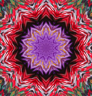 Soyut kaleydoskop arkaplanı. Çoklu renkli kaleydoskop dokusu.