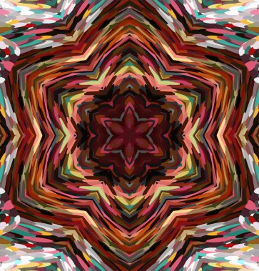 Soyut kaleydoskop arkaplanı. Çoklu renkli kaleydoskop dokusu.