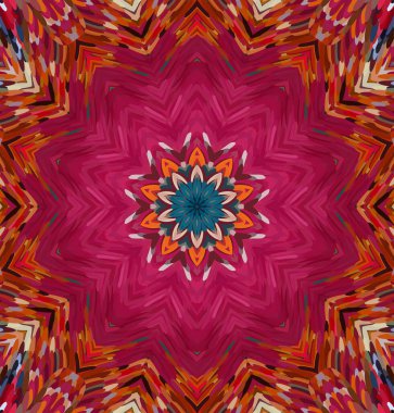 Soyut kaleydoskop arkaplanı. Çoklu renkli kaleydoskop dokusu.