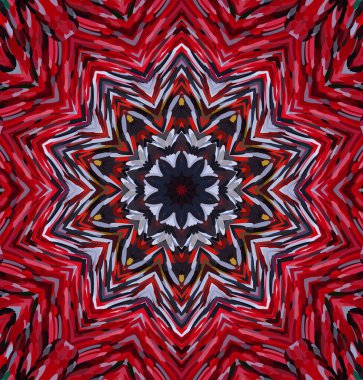 Soyut kaleydoskop arkaplanı. Çoklu renkli kaleydoskop dokusu.