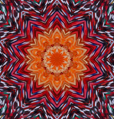 Soyut kaleydoskop arkaplanı. Çoklu renkli kaleydoskop dokusu.