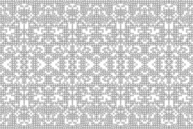 Soyut arkaplan. Monokrom dokusu. Beyaz arkaplanda siyah beyaz çizgiler.