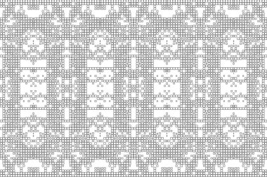 Soyut arkaplan. Monokrom dokusu. Beyaz arkaplanda siyah beyaz çizgiler.