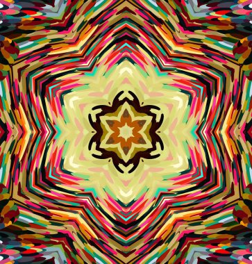 Soyut kaleydoskop arkaplanı. Çoklu renkli kaleydoskop dokusu.