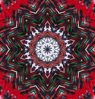 Soyut kaleydoskop arkaplanı. Çoklu renkli kaleydoskop dokusu.