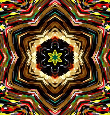 Soyut kaleydoskop arkaplanı. Çoklu renkli kaleydoskop dokusu.