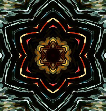 Soyut kaleydoskop arkaplanı. Çoklu renkli kaleydoskop dokusu.