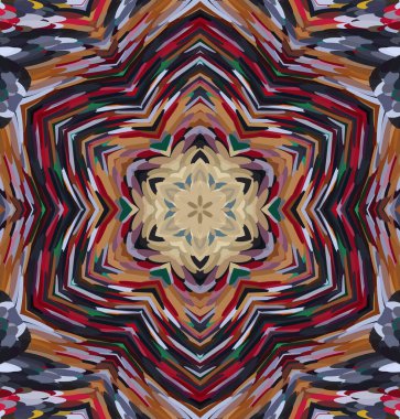 Soyut kaleydoskop arkaplanı. Çoklu renkli kaleydoskop dokusu.