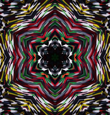 Soyut kaleydoskop arkaplanı. Çoklu renkli kaleydoskop dokusu.