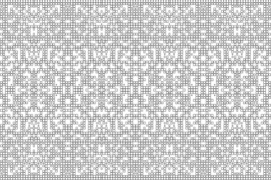 Soyut arkaplan. Monokrom dokusu. Beyaz arkaplanda siyah beyaz çizgiler.