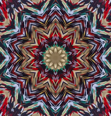 Soyut kaleydoskop arkaplanı. Çoklu renkli kaleydoskop dokusu.