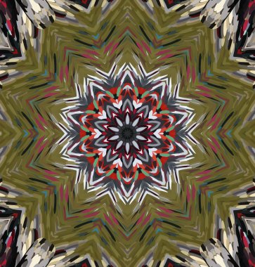 Soyut kaleydoskop arkaplanı. Çoklu renkli kaleydoskop dokusu.