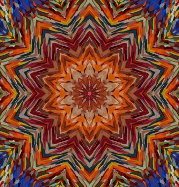 Soyut kaleydoskop arkaplanı. Çoklu renkli kaleydoskop dokusu.