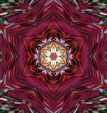 Soyut kaleydoskop arkaplanı. Çoklu renkli kaleydoskop dokusu.