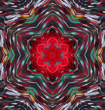 Soyut kaleydoskop arkaplanı. Çoklu renkli kaleydoskop dokusu.