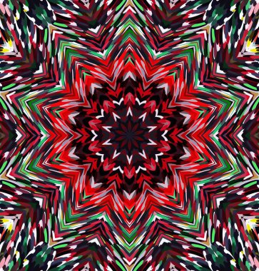 Soyut kaleydoskop arkaplanı. Çoklu renkli kaleydoskop dokusu.