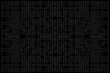 Soyut arkaplan. Monokrom dokusu. Beyaz arkaplanda siyah beyaz çizgiler.