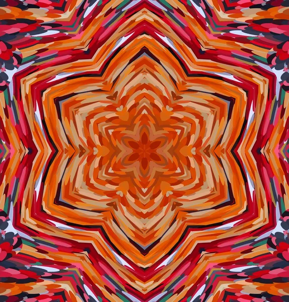 Abstraktes Kaleidoskop Mehrfarbiges Kaleidoskop — Stockfoto