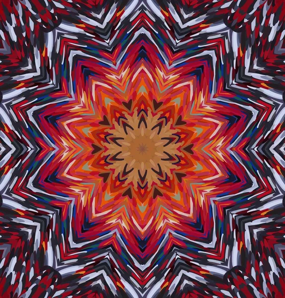 Abstraktní Kaleidoskop Pozadí Multicolor Kaleidoskop Textura — Stock fotografie