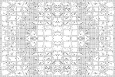 Soyut arkaplan. Monokrom dokusu. Beyaz arkaplanda siyah beyaz çizgiler.