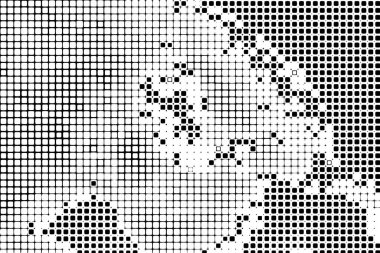 Soyut arkaplan. Monokrom dokusu. Arkaplanda siyah beyaz çizgiler.