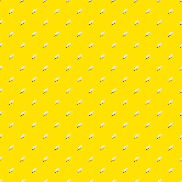 Energy Saving Concept Seamless Pattern Led Lamp Yellow Background — Stock Photo, Image