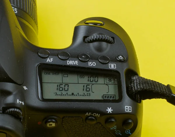 Information Camera Screen Professional Photography Equipment — Photo