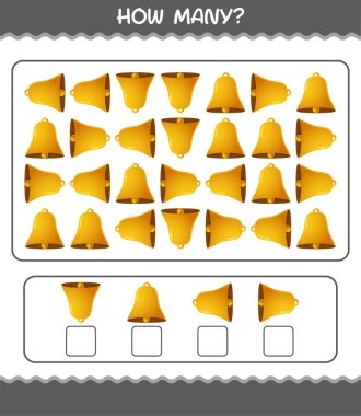 Kaç tane çizgi film çanı. Oyun sayıyorum. Okul öncesi çocuklar ve bebekler için eğitici bir oyun