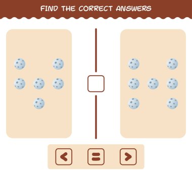 Çizgi film ayının doğru cevaplarını bul. Arama ve sayma oyunu. Okul öncesi çocuklar ve bebekler için eğitici bir oyun