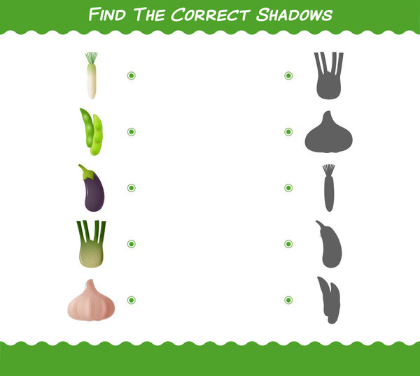 Найдите правильные оттенки мультяшных овощей. Подбор и подбор игроков. Воспитательная игра для детей дошкольного возраста